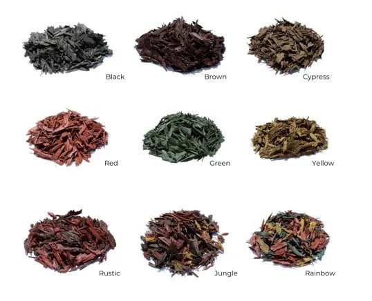 Rubber Mulch Color Options